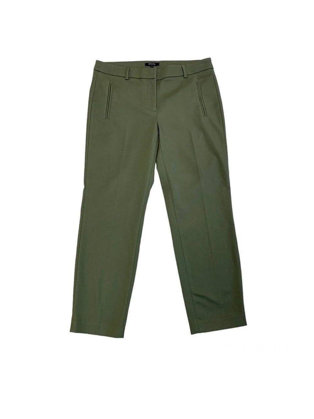 Rw&co olive green High-Waist Tapered Leg Ankle pants Sz 6 NWOT